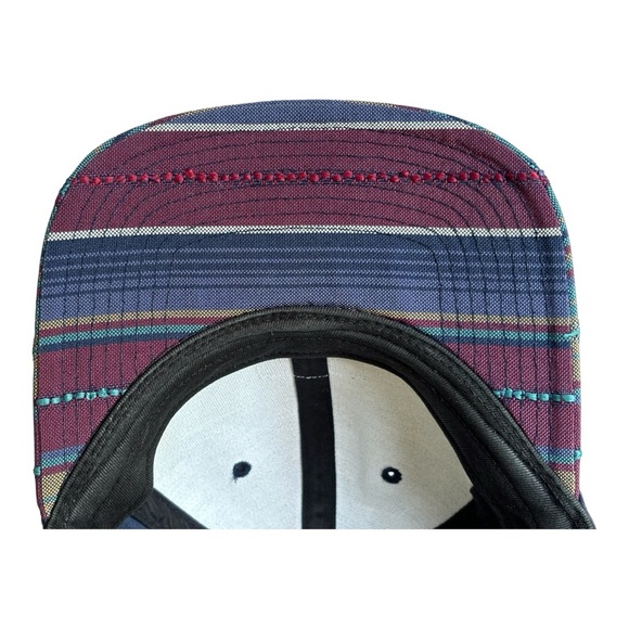 Vans “Off The Wall” ALLOVER IT snapback hat with 6-panel cotton Navy Crown | OS - Picture 6 of 13